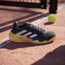 adidas Tennisschuhe Barricade 13 Clay/Sandplatz/Stabil 2024 schwarz/orange Herren